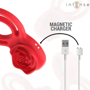 Gail Stimulator Rose 10 Vibrationen Rot mit Fernbedienung von Intense Fun