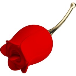 Rose Lover Rose Klitoris-Stimulator 12 Vibrationen Rot von Pretty Love | Fesselliebe.de