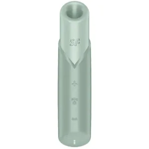 Naughty Kiss Wave Klitoris-Stimulator Aquamarin von Satisfyer Air Pulse | Fesselliebe.de