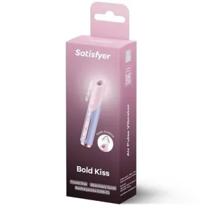 Bold Kiss Wave Klitoris-Stimulator Rosa / Violett von Satisfyer Air Pulse