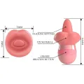Kylee Zungen-Klitoris-Stimulator 10 Vibrationen Nude Pink von Pretty Love