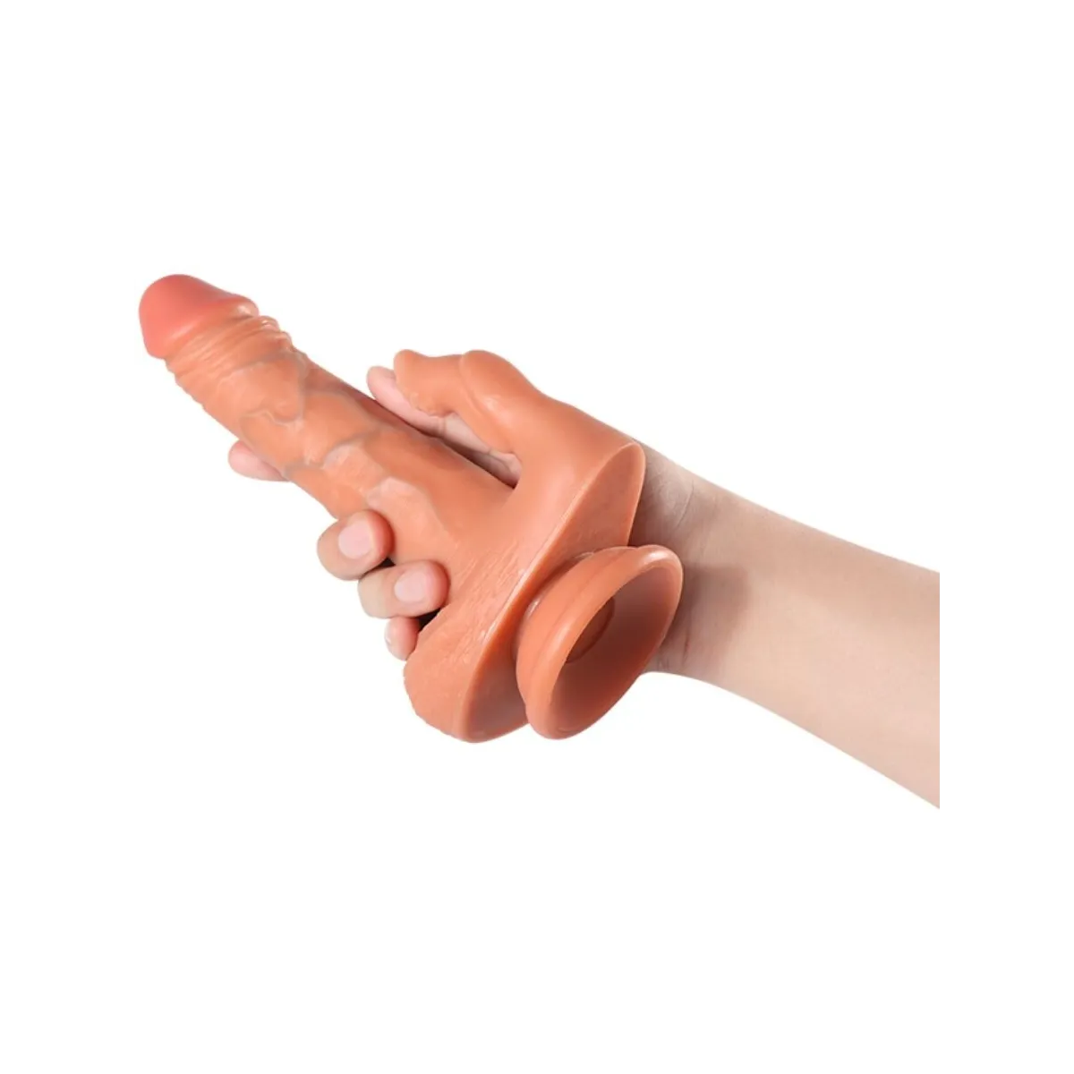 Julian Dildo und Klitorisstimulator mit Vibration und mit Fernbedienung 16 cm von Shequ | Fesselliebe.de