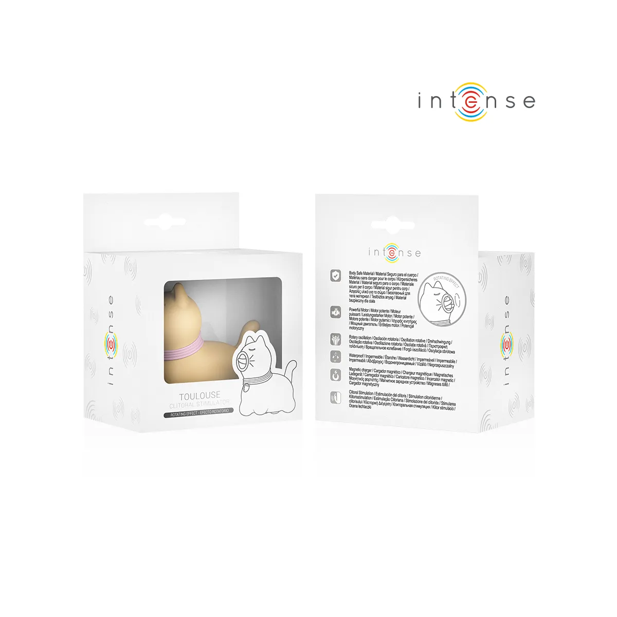 Toulouse Stimulator mit 360º Rotierender Zunge Gelb von Intense Fun | Fesselliebe.de