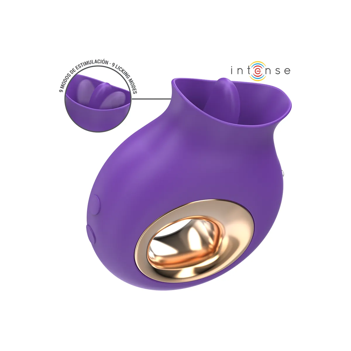 Tuli Klitorisstimulator 9 Vibrationen & 9 Oszillationen Lila von Intense Fun | Fesselliebe.de