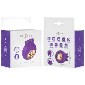 Tuli Klitorisstimulator 9 Vibrationen & 9 Oszillationen Lila von Intense Fun