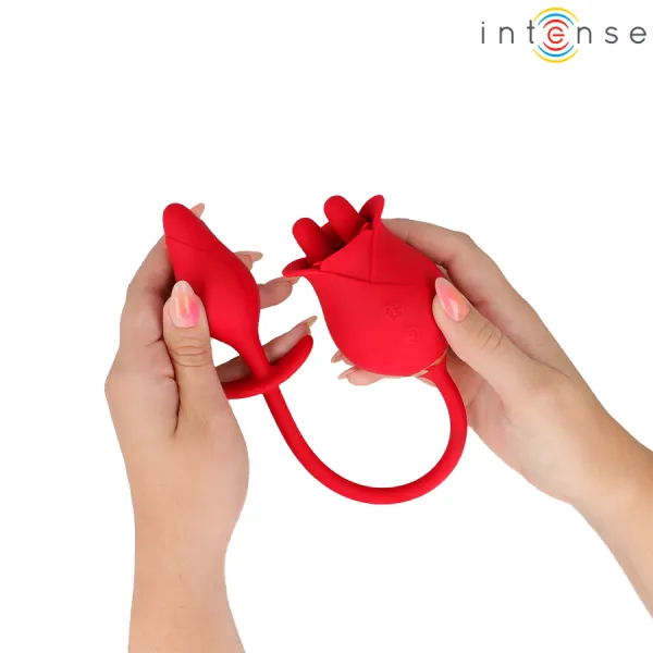 Melanie Doppelter Klitorisstimulator mit Zickzack-Zunge von Intense Fun | Fesselliebe.de