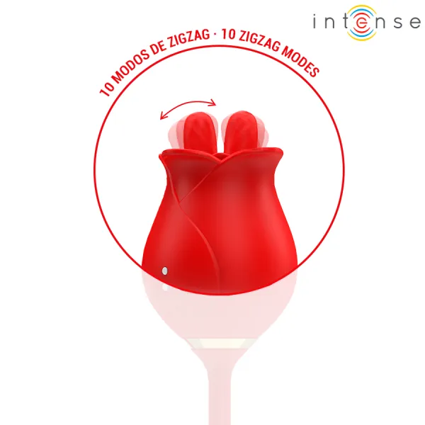 Melanie Doppelter Klitorisstimulator mit Zickzack-Zunge von Intense Fun | Fesselliebe.de