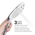 Wave Klitoralstimulierender Duschkopf Chrom von Womanizer