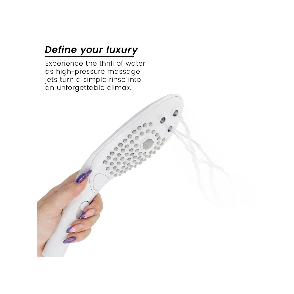 Wave Klitoralstimulierender Duschkopf Weiss von Womanizer | Fesselliebe.de