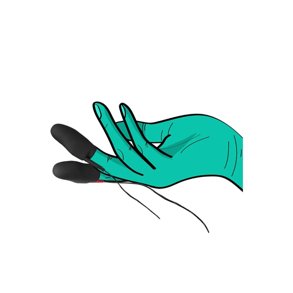 Explorer Elektro-Fingerhülsen von Electrastim | Fesselliebe.de