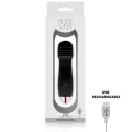 Aufladbarer Vibrator Drei Schwarz 7 Geschwindigkeit von Dolce Vita