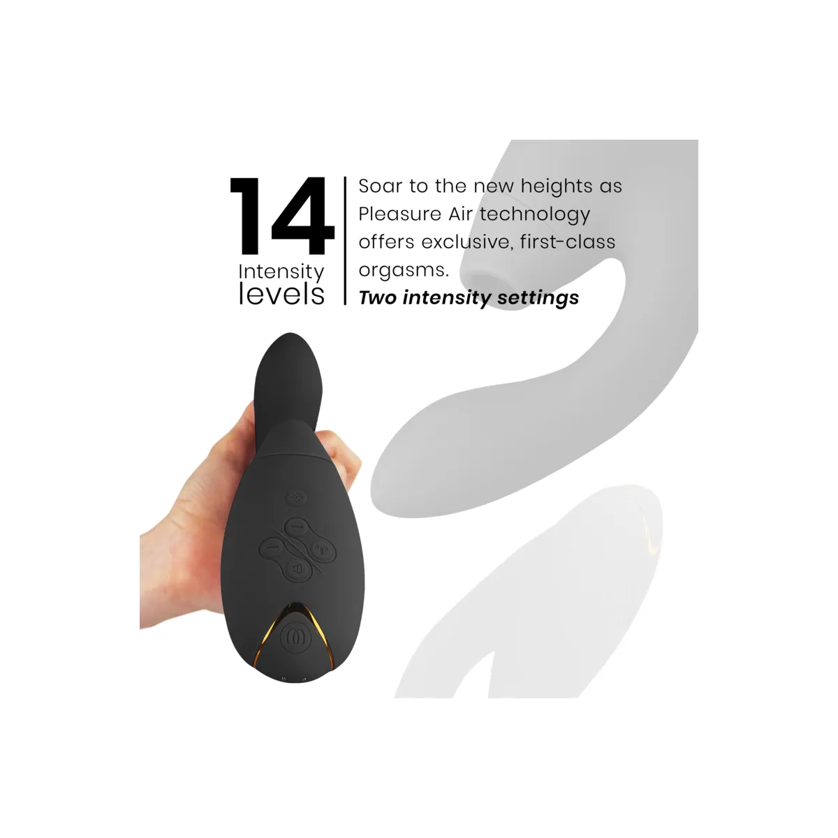 Duo 2 Stimulator Schwarz von Womanizer | Fesselliebe.de