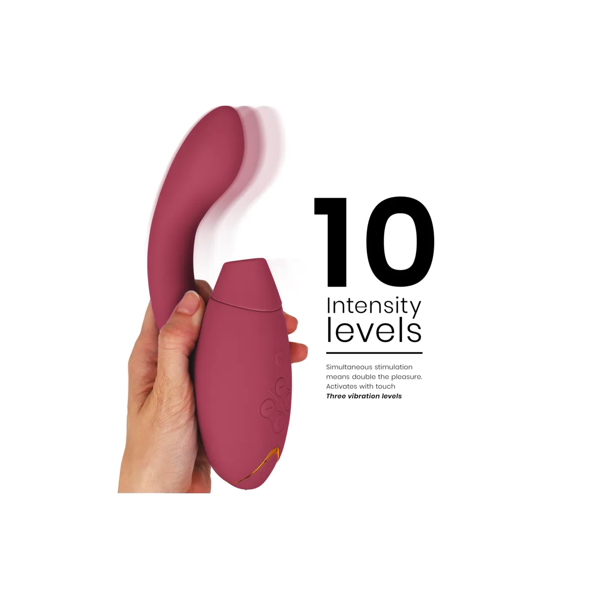 Duo 2 Stimulator Bordeaux von Womanizer | Fesselliebe.de