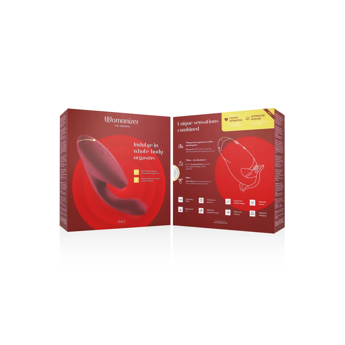 Duo 2 Stimulator Bordeaux von Womanizer | Fesselliebe.de