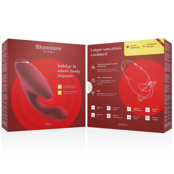 Duo 2 Stimulator Bordeaux von Womanizer | Fesselliebe.de