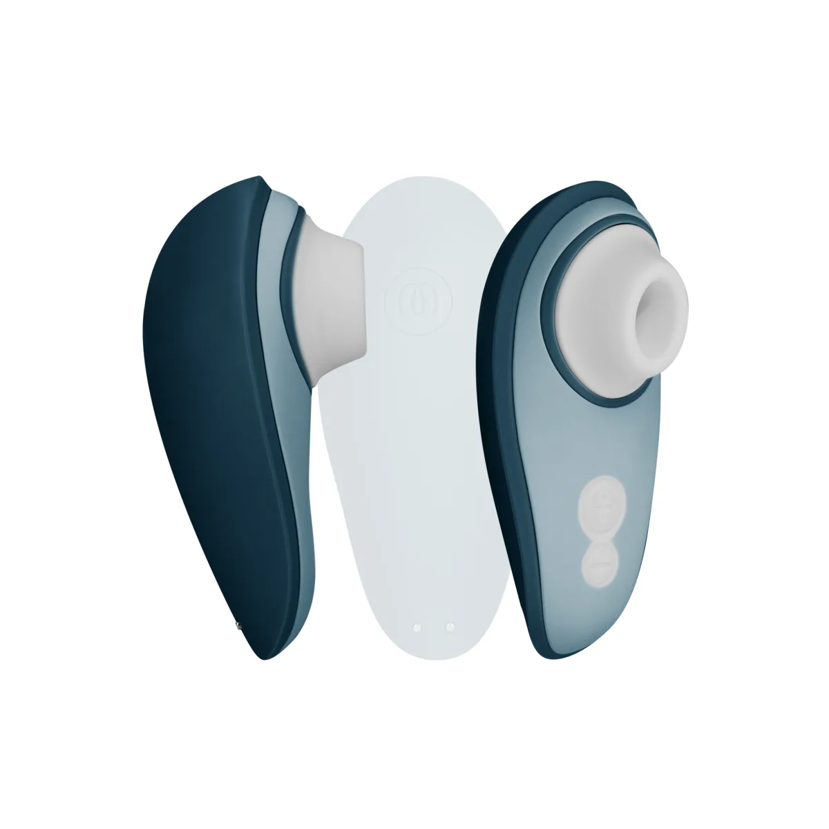 Liberty 2 Klitorisstimulator & Saugrohr Blau von Womanizer | Fesselliebe.de