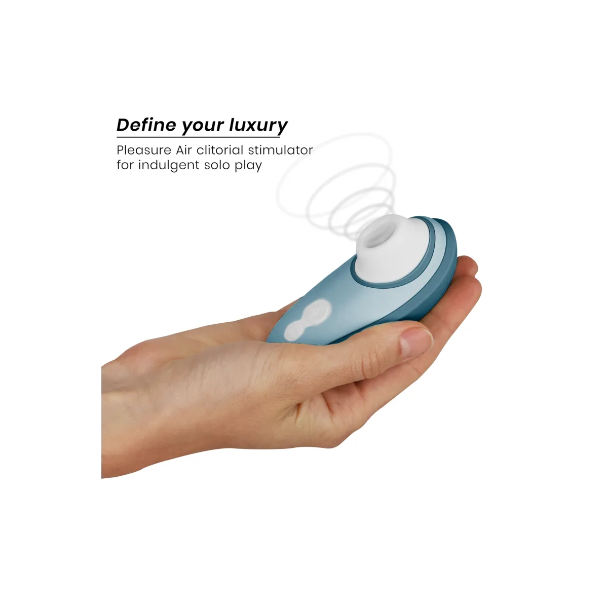 Liberty 2 Klitorisstimulator & Saugrohr Blau von Womanizer | Fesselliebe.de