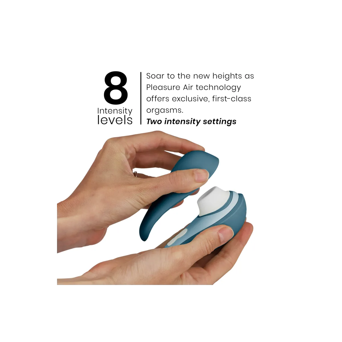 Liberty 2 Klitorisstimulator & Saugrohr Blau von Womanizer | Fesselliebe.de