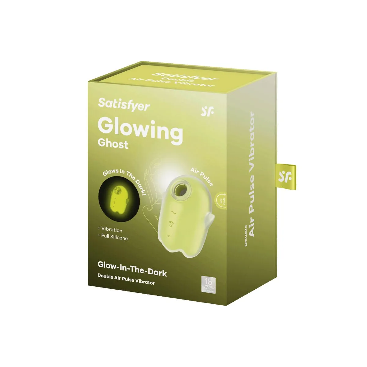 Glowing Ghost Air Pulse & Vibrator Gelb von Satisfyer Air Pulse | Fesselliebe.de