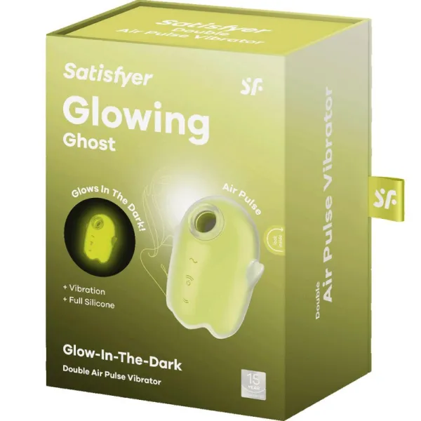 Glowing Ghost Air Pulse & Vibrator Gelb von Satisfyer Air Pulse | Fesselliebe.de