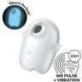 Glowing Ghost Air Pulse & Vibrator Weiss von Satisfyer Air Pulse