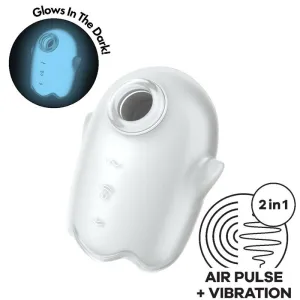Glowing Ghost Air Pulse & Vibrator Weiss von Satisfyer Air Pulse