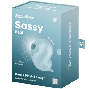 Sassy Seal Stimulator & Vibrator Blau von Satisfyer Air Pulse