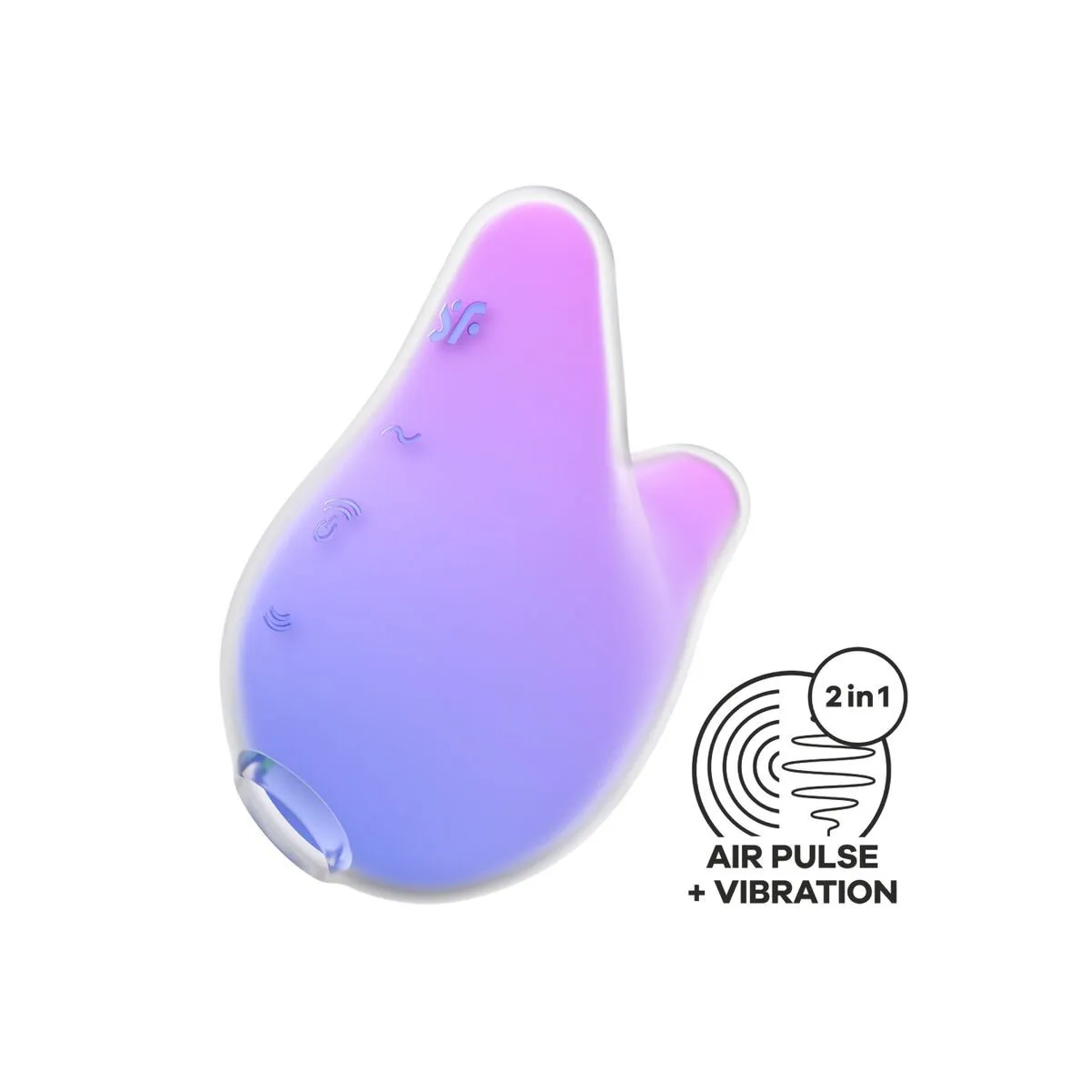 Mermaid Vibes Stimulator & Vibrator Violett und Rosa von Satisfyer Air Pulse | Fesselliebe.de