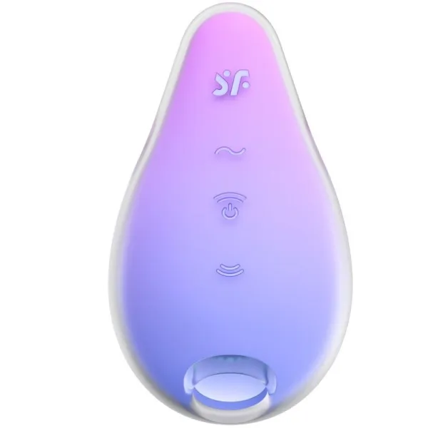 Mermaid Vibes Stimulator & Vibrator Violett und Rosa von Satisfyer Air Pulse | Fesselliebe.de