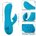 Sunset Beach Seducer Vibrator & Stimulator 10 Funktionen Blau von Calexotics