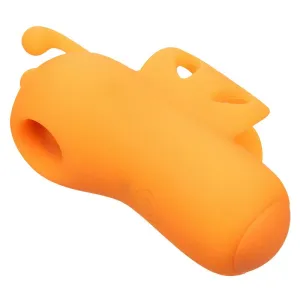 Neon Vibes der Buzzing Vibe Fingerstimulator 10 Vibrationen Orange von Calexotics