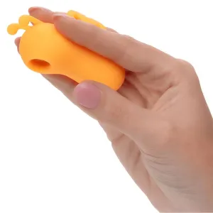 Neon Vibes der Buzzing Vibe Fingerstimulator 10 Vibrationen Orange von Calexotics