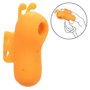 Neon Vibes der Buzzing Vibe Fingerstimulator 10 Vibrationen Orange von Calexotics