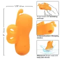 Neon Vibes der Buzzing Vibe Fingerstimulator 10 Vibrationen Orange von Calexotics