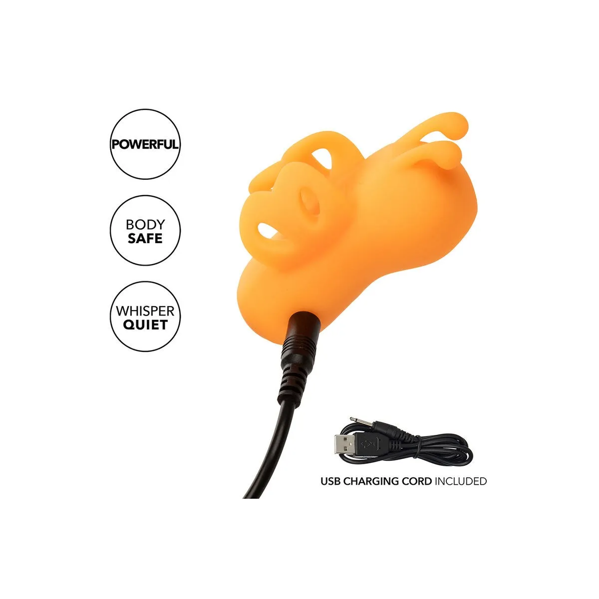 Neon Vibes der Buzzing Vibe Fingerstimulator 10 Vibrationen Orange von Calexotics | Fesselliebe.de