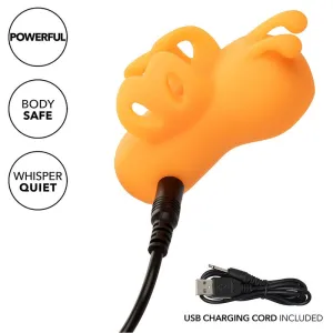 Neon Vibes der Buzzing Vibe Fingerstimulator 10 Vibrationen Orange von Calexotics