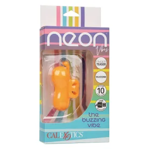 Neon Vibes der Buzzing Vibe Fingerstimulator 10 Vibrationen Orange von Calexotics