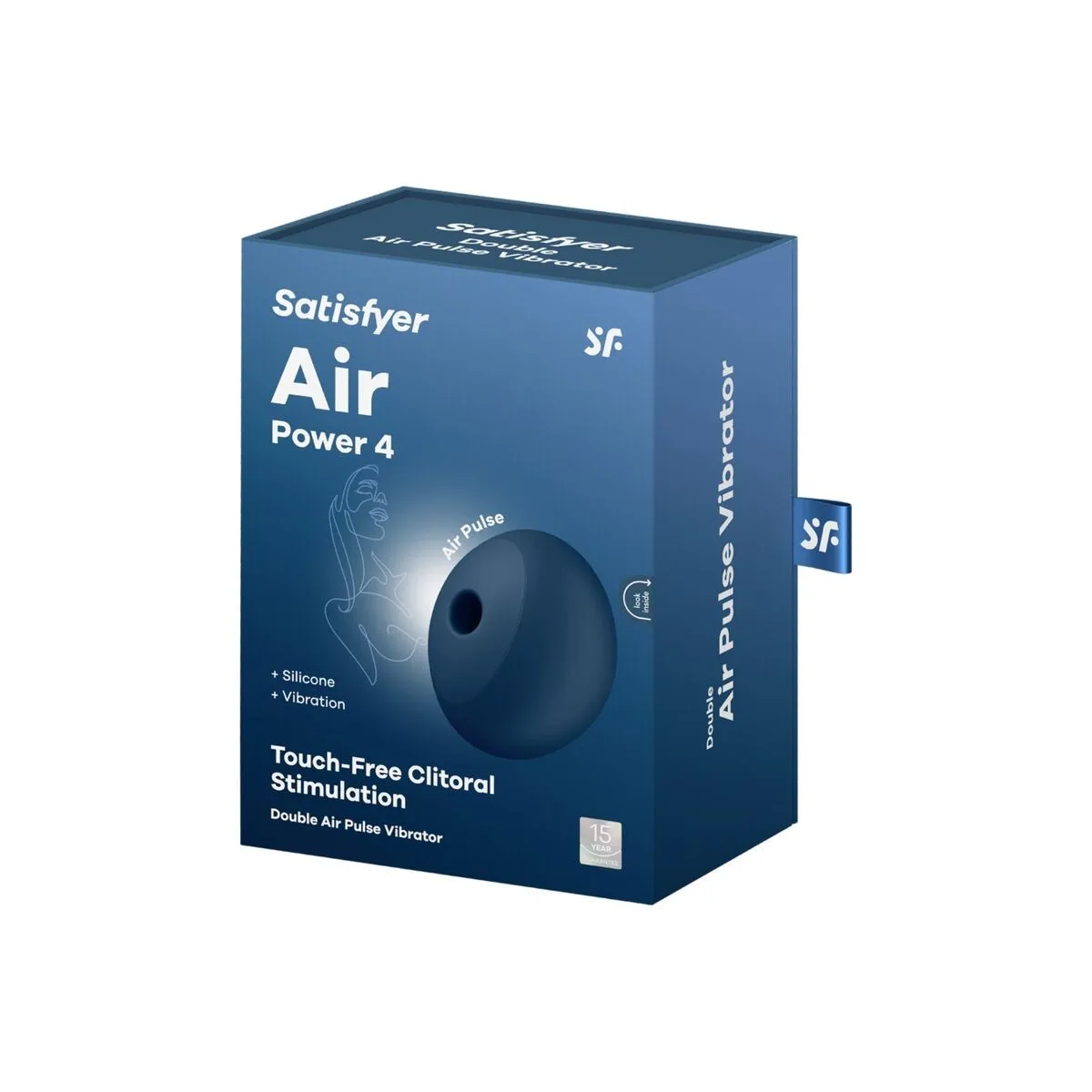 Air Power 4 Stimulator & Vibrator 12 Vibrationen Blau von Satisfyer Air Pulse | Fesselliebe.de