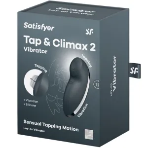Tap & Climax 2 Vibrator & Stimulator Grau von Satisfyer Vibrator