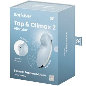 Tap & Climax 2 Vibrator & Stimulator Blau von Satisfyer Vibrator