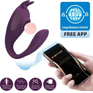 Shey Stimulator & Vibrator Kostenlose App Fernstrecke Lila von Pretty Love Flirtation