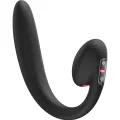 Crescendo Einsetzbarer Doppel-Luftpulsvibrator Schwarz von Fun Factory