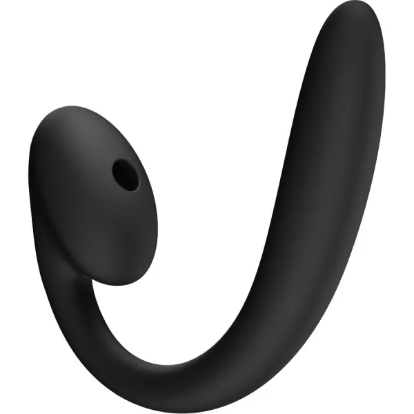 Crescendo Einsetzbarer Doppel-Luftpulsvibrator Schwarz von Fun Factory | Fesselliebe.de