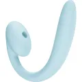 Crescendo Einsetzbarer Doppel-Luftpuls-Vibrator Eisblau von Fun Factory