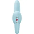 Crescendo Einsetzbarer Doppel-Luftpuls-Vibrator Eisblau von Fun Factory