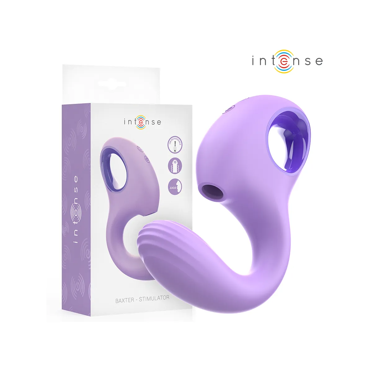 Baxter Vibrator & Stimulator Violett von Intense Fun | Fesselliebe.de