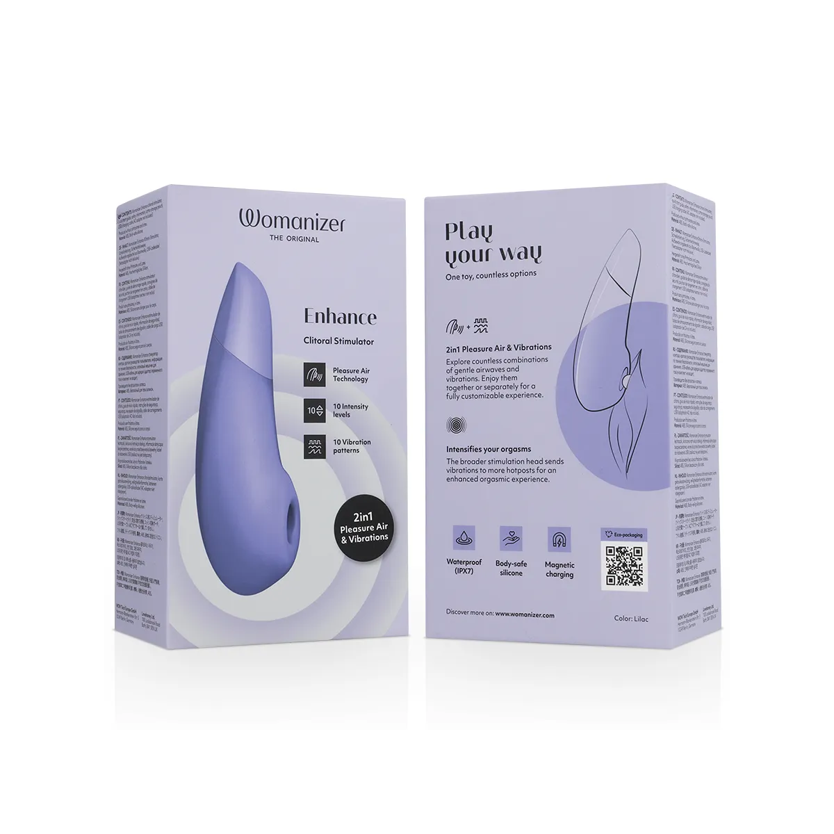 Verbesserung der Klitorisstimulation Lilac von Womanizer | Fesselliebe.de