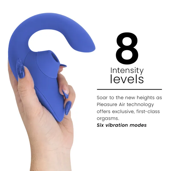 Blend Rabbit Vibrator Stimulator Vibrant Blue von Womanizer | Fesselliebe.de