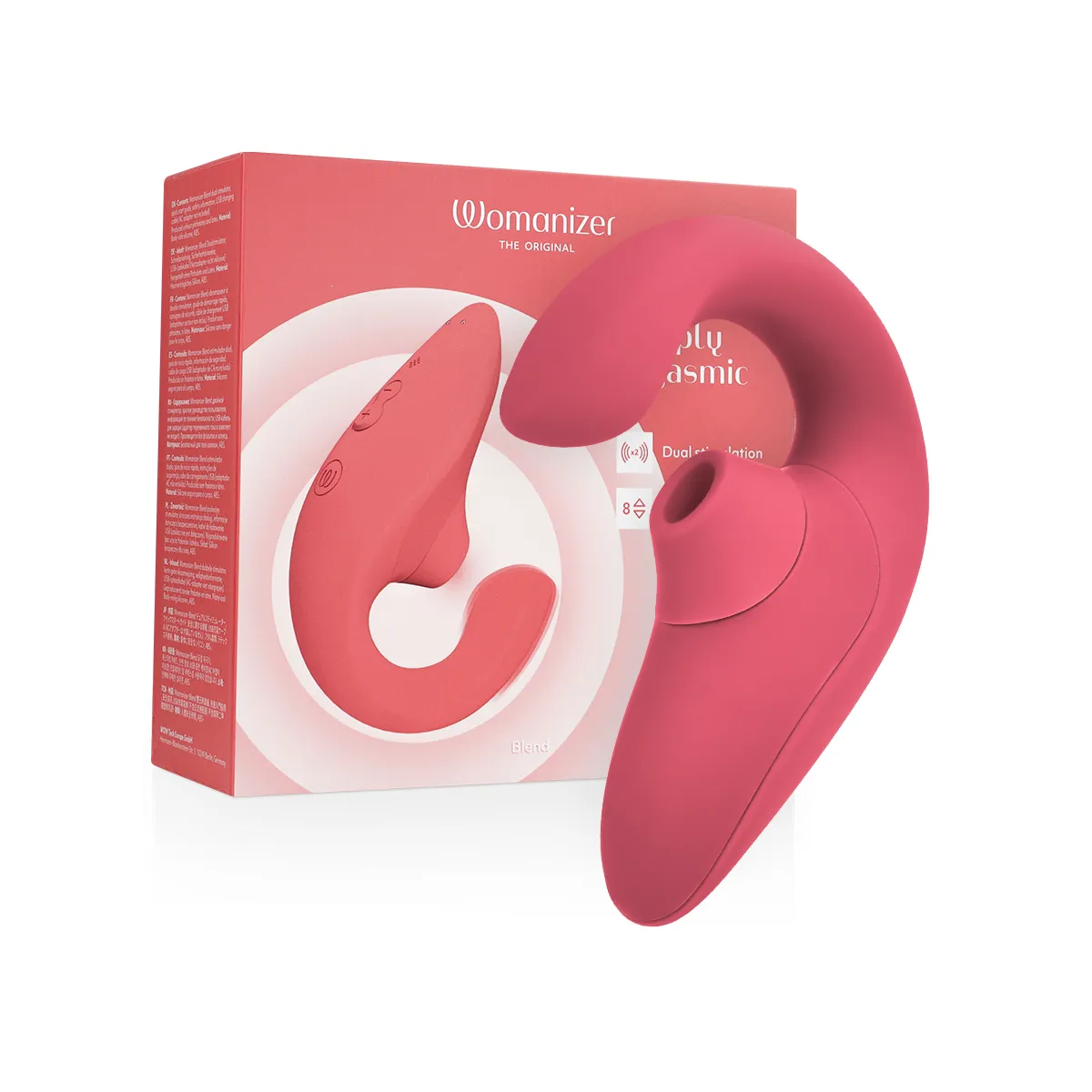 Blend Rabbit Vibrator Stimulator Vibrant Rose von Womanizer | Fesselliebe.de