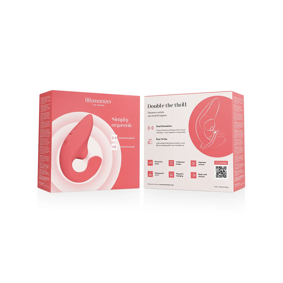 Blend Rabbit Vibrator Stimulator Vibrant Rose von Womanizer | Fesselliebe.de